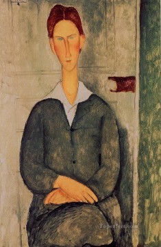 Joven pelirrojo 1919 Amedeo Modigliani Pinturas al óleo